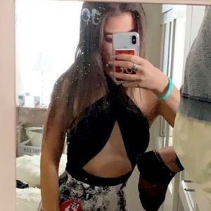 black twisted bodysuit!